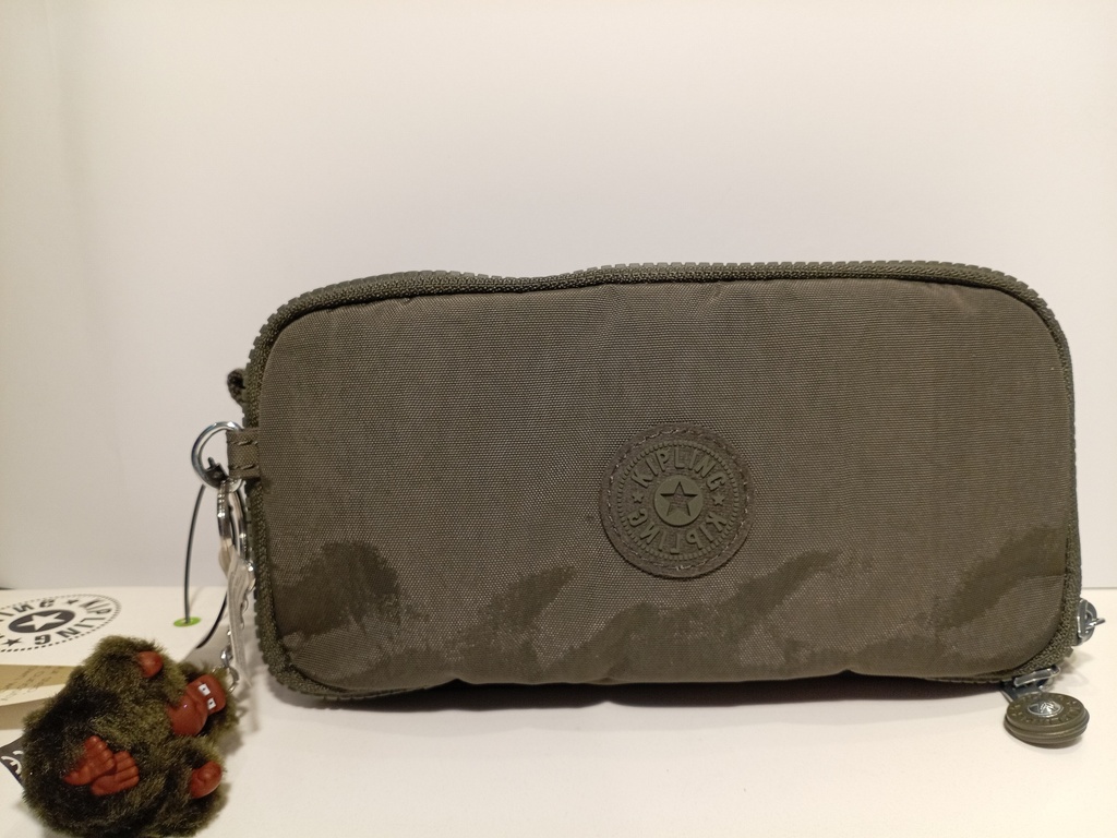 CARTUCHERA KIPLING CHAP FIELD GREEN