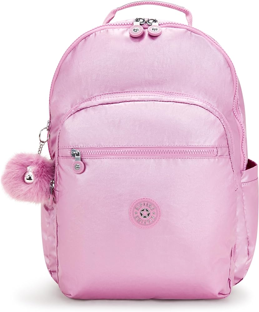 KIPLING SEOUL XL SWEET HIBISCUS METALLIC