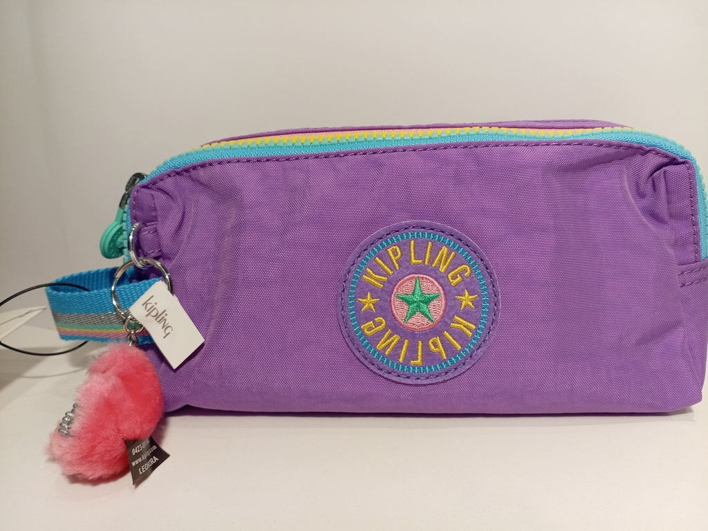 CARTUCHERA KIPLING RAINBOW POP PLAYFULVIOLET