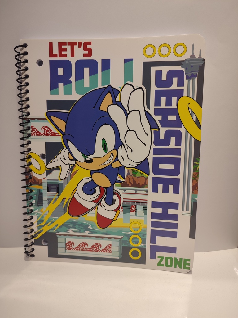 LIBRETA ESPIRAL LETS ROLL SONIC 