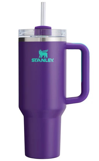TERMO CON PITILLO STANLEY DEEP PURPLE 40 ONZ.