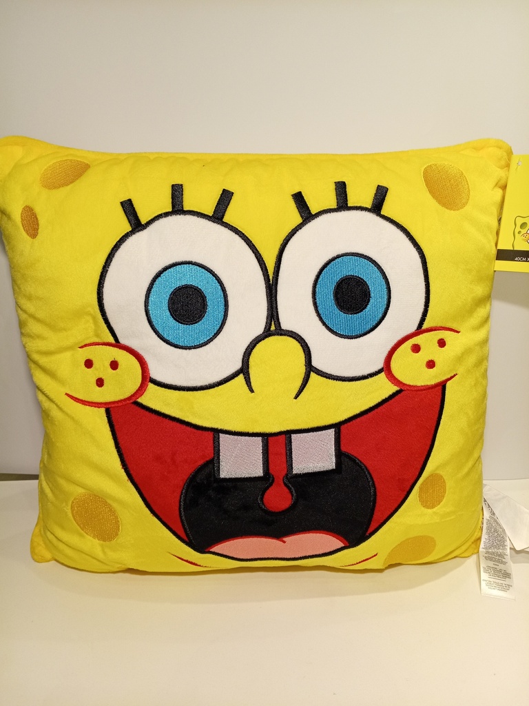 COJIN BOB ESPONJA 40 X 40 CM