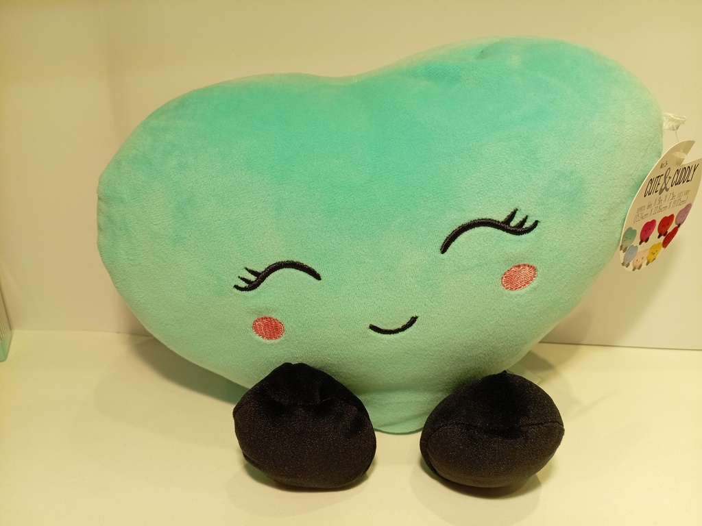 PELUCHE DE CORAZON VERDE CUTE&CUDDLY