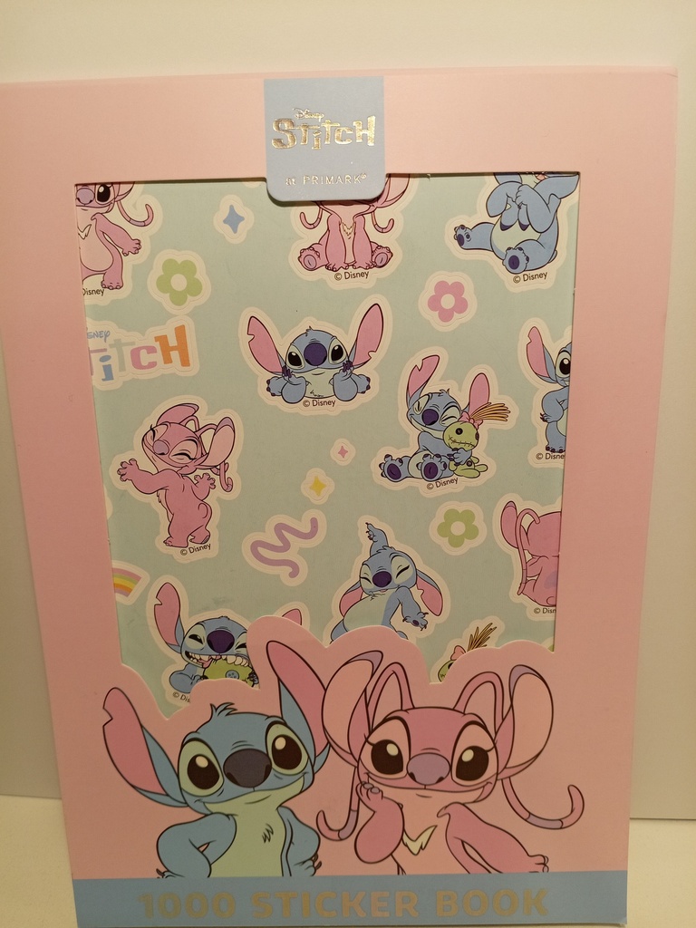 LIBRETA DE STICKER STITCH