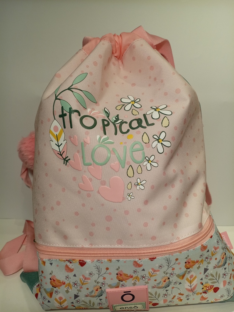 BOLSO GYM SAC ENSO TROPICAL LOVE 