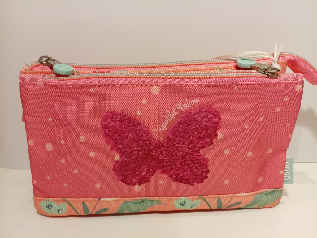 CARTUCHERA ENSO PORTATODO TRIPLE BEAUTIFUL NATURE 2 CIERRES  