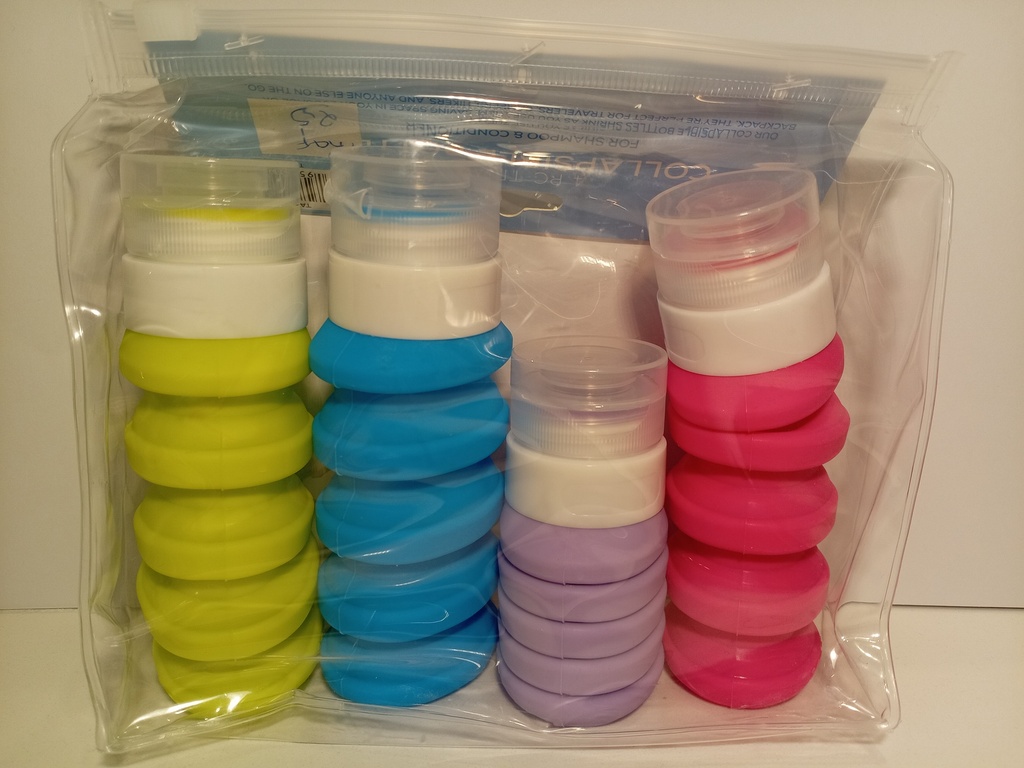 SET DE 4 ENVASES PARA VIAJE