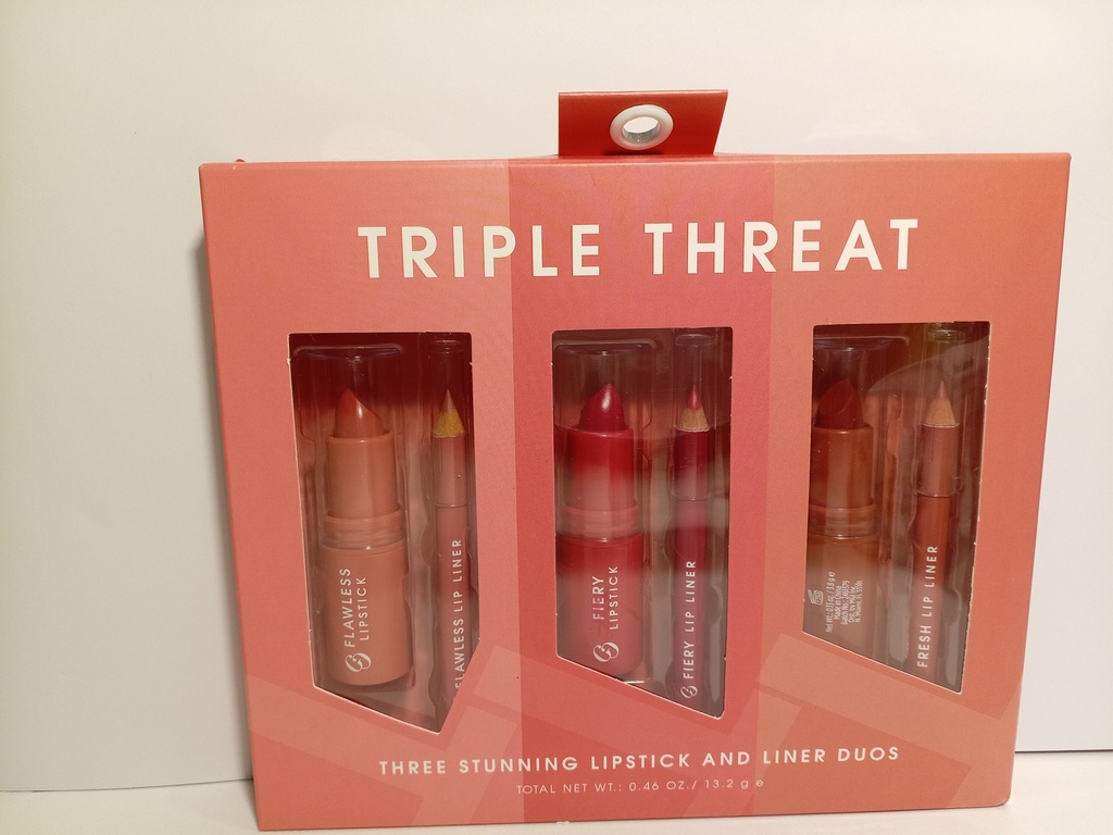 SET DE 3 LIPSTICK AND LINER DUOS