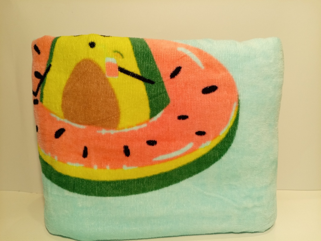 TOALLA DE BAÑO SUMMER TIME AGUACATE
