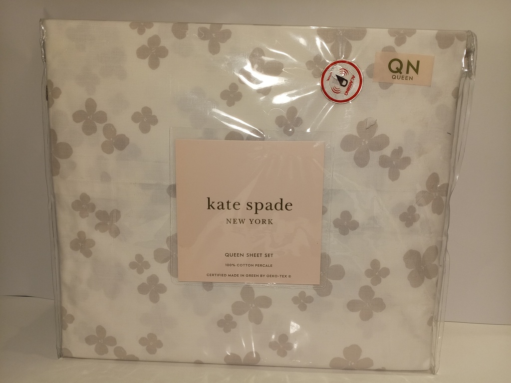 SABANA QUEEN KATE SPADE BLANCA/FLORES
