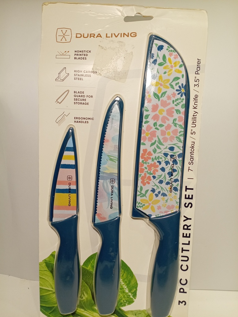 DURA LIVING SET DE 3 CUCHILLOS