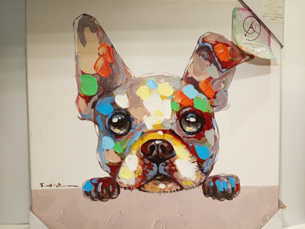 CUADRO DE PERRO BULLDOG FRANCES