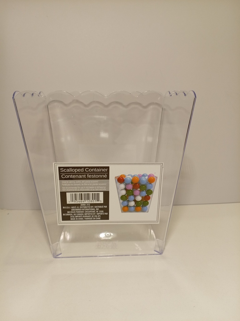 CONTENEDOR MULTIUSO ACRILICO TRANSPARENTE