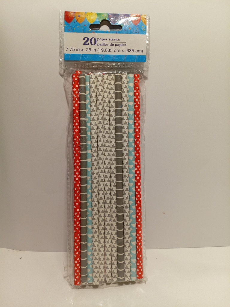 PITILLOS DE CARTON DE COLORES  20 UNI. 