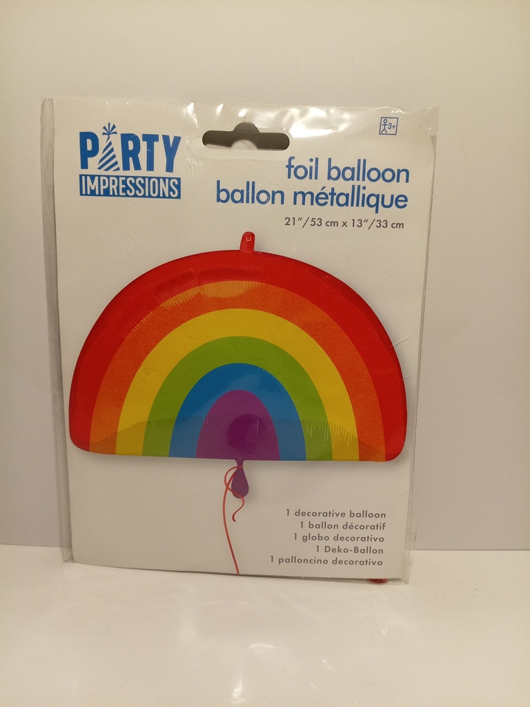 GLOBO PARA CUMPLEAÑOS ARCOIRIS
