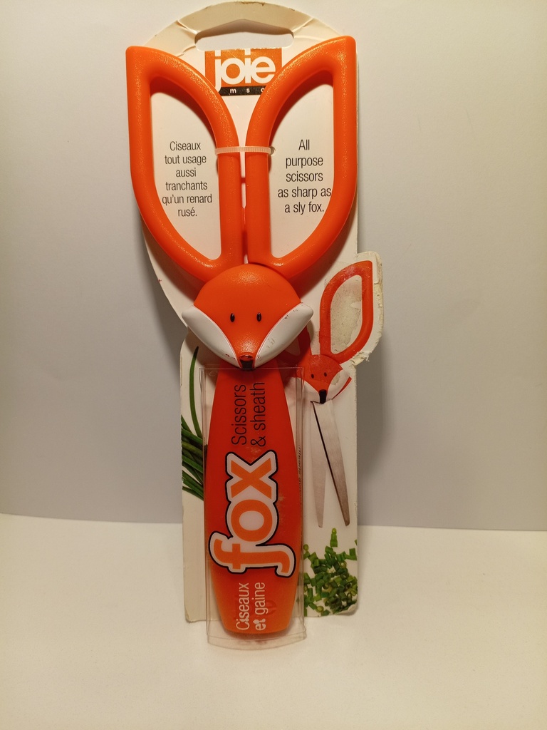 TIJERA DE COCINA MOTIVO CONEJO NARANJA