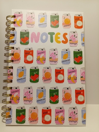 LIBRETA ESPIRAL OCS DESIGNS LATAS