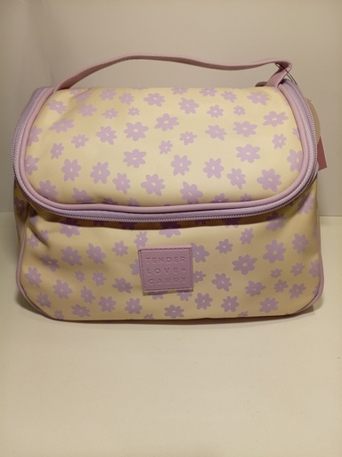 BOLSO PORTACOSMETICOS TENDER LOVE CARRY FLORES MORADAS