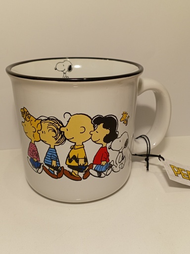 TAZA SNOOPY & AMIGOS BORDE NEGRO