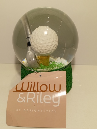 GLOBO DE NIEVE PELOTA DE GOLF