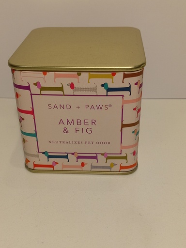 VELAS AROMATICAS SAND+PAWS AMBER 