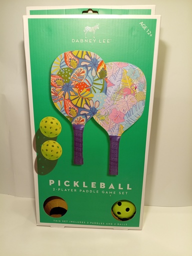 DABNEY LEE SET DE 2 RAQUETAS  MOTIVO FLORES COLORES