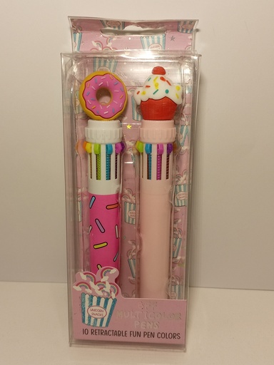 LAPICEROS MULTICOLOR DONA Y CUPCAKES