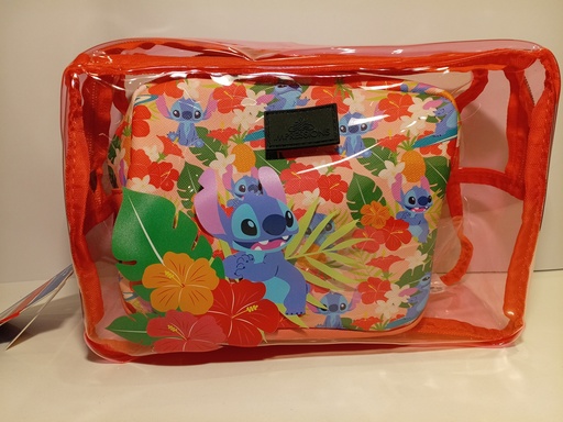 SET DE 2 BOLSO PORTACOSMETICOS STITCH