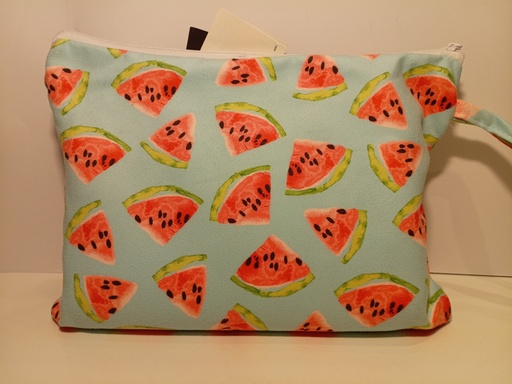 TOALLA DE BAÑO CON BOLSO MOTIVO DE PATILLA