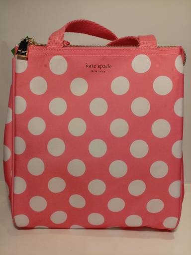 LONCHERA KATE SPADE ROSADO PUNTOS BLANCOS