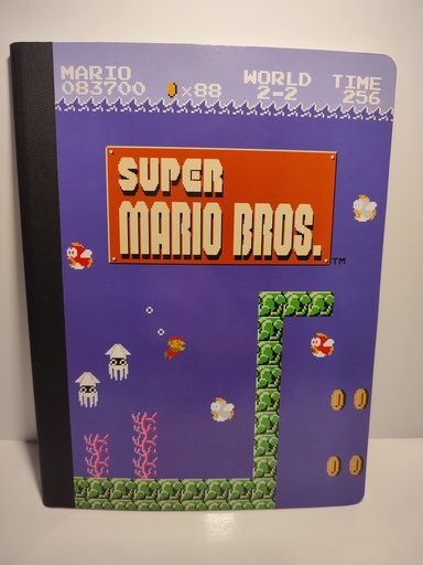 CUADERNO EMPASTADO - MARIO BROSS