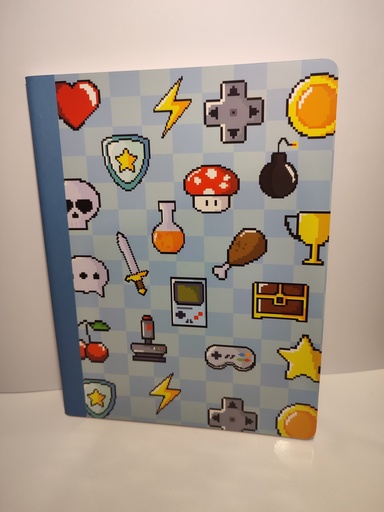 CUADERNO EMPASTADO GAMER