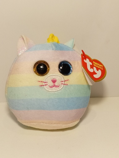 LLAVERO DE PELUCHE DE GATOS DE RAYAS