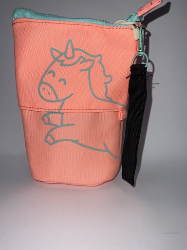 CARTUCHERA MR. WONDERFUL ROSADA UNICORNIO