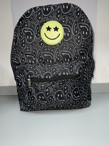 BOLSO METROPACK CARA FELIZ NEGRO
