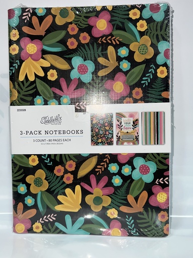 PACK 3 LIBRETA DE NOTAS 