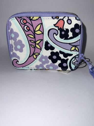 BOLSO PORTA PASTILLERO DE FLORES MORADAS