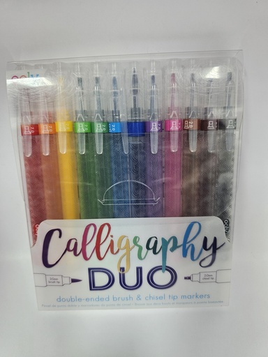 MARCADORES OOLY CALLIGRAPHY DUO PINCEL DOBLE PUNTA
