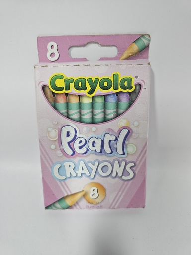 CRAYOLA 8 CRAYONS PEARL