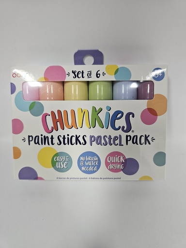 MARCADORES OOLY SET DE 6 CHUNKIES PASTEL