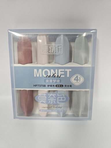 SET DE 4 RESALTADORES MONET COLORS