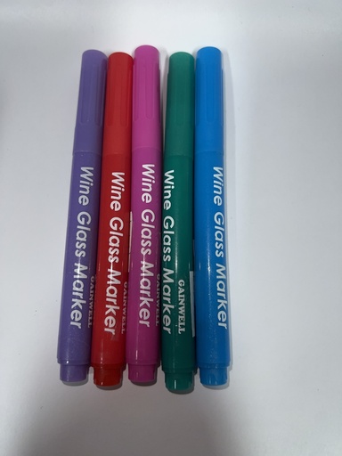 MARCADORES WINE GLASS MARKER INDIVIDUAL COLORES VARIOS  