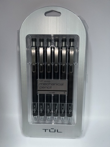 MP SERIES MECHANICAL PENCILS NEGRO 6 UNIDADES