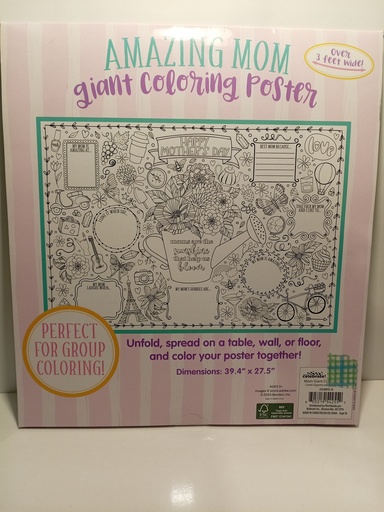 LIBRO PARA COLOREAR AMAZING MOM 