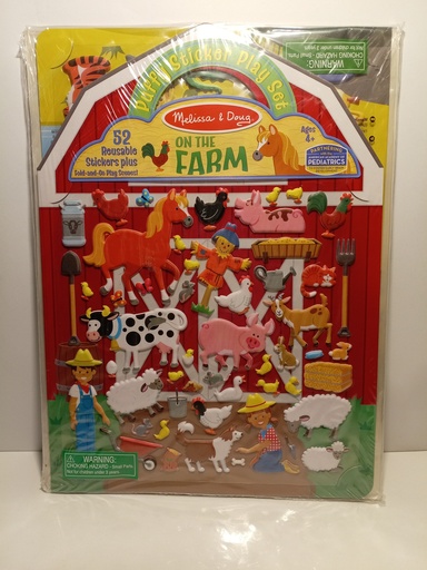 SET DE 52 PEGATINAS REUTILIZABLES DE ANIMALES