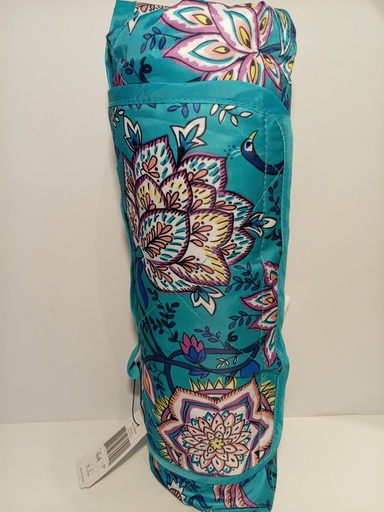 MANTA DE PICNIC VERDE DE FLORES