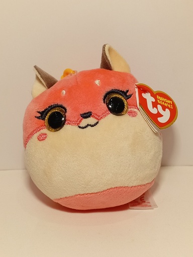 LLAVERO DE PELUCHE DE GATO CORAL 