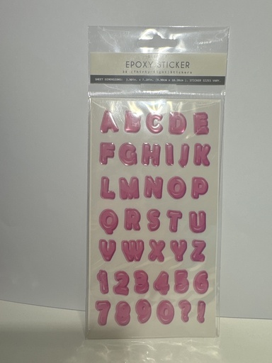 EPOXY STICKER ROSADO