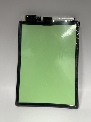 MINI PIZARRA ACRILICA VERDE BORDE NEGRO