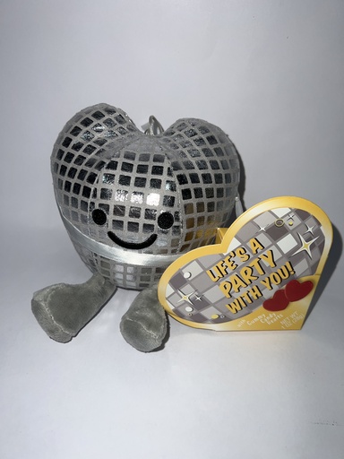 PELUCHE DE CORAZON PLATEADO